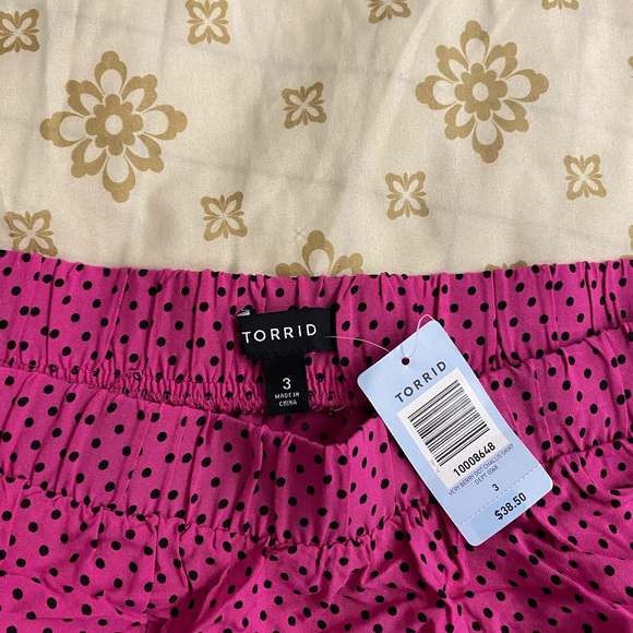 Pink polka dot skirt plus size - Picture 2 of 3